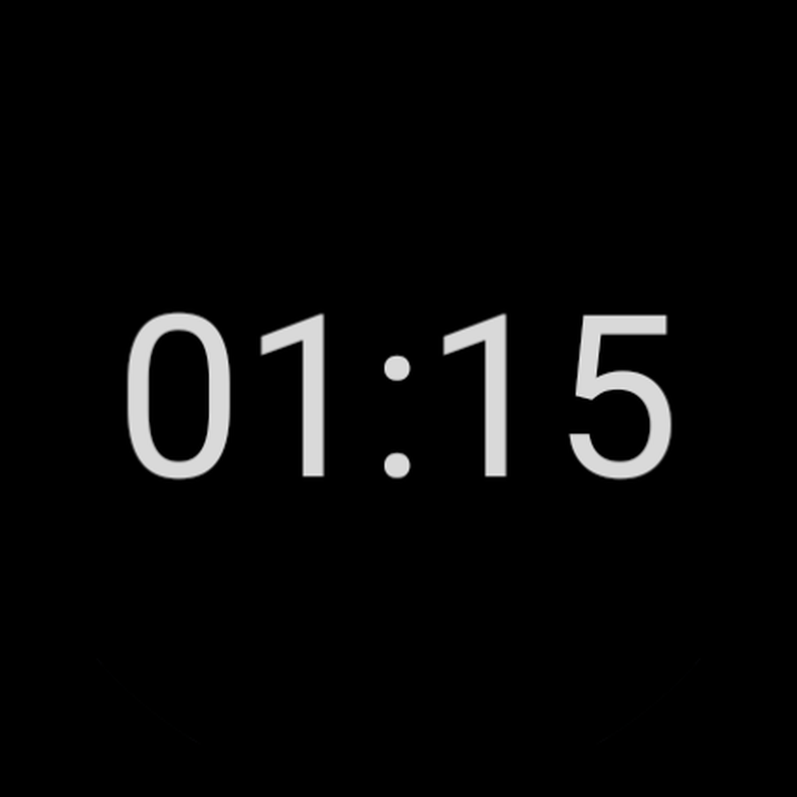 Huge, distraction-free time in always-on display